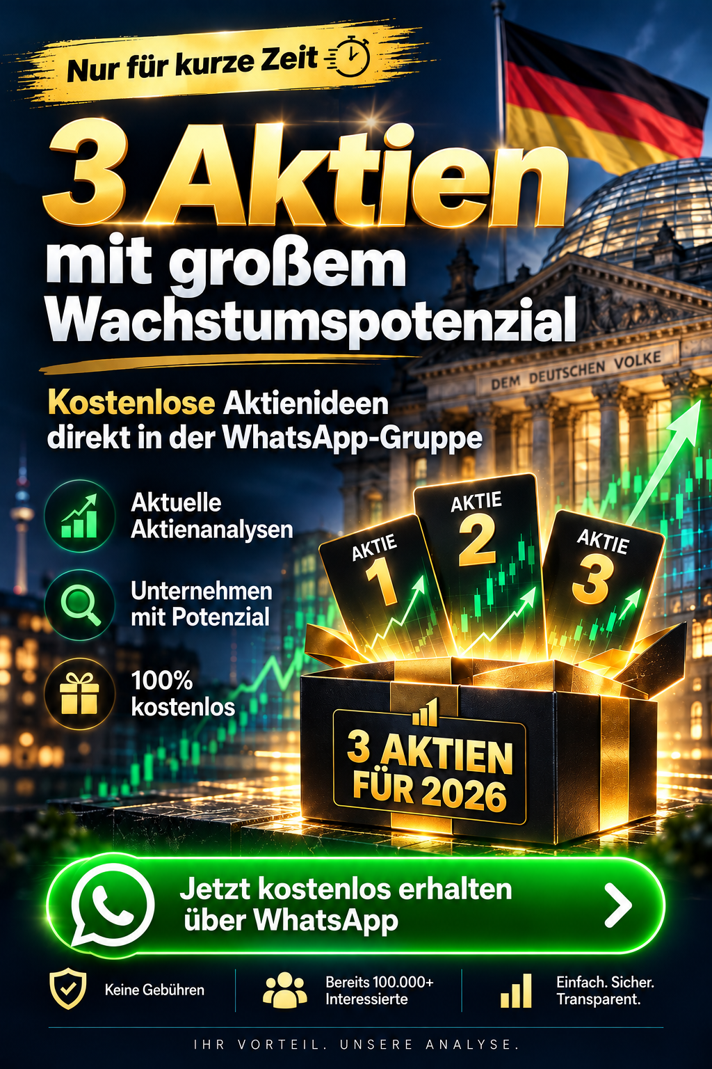 3 Aktien im Fokus